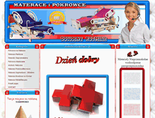 Tablet Screenshot of materaceipokrowce.pl